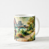 Vluchten naar Austin Texas Koffiemok (Voorkant rechts)