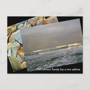 Vluchten naar Coast New Address Briefkaart