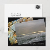 Vluchten naar Coast New Address Briefkaart (Voorkant / Achterkant)