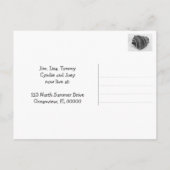 Vluchten naar Coast New Address Briefkaart (Achterkant)