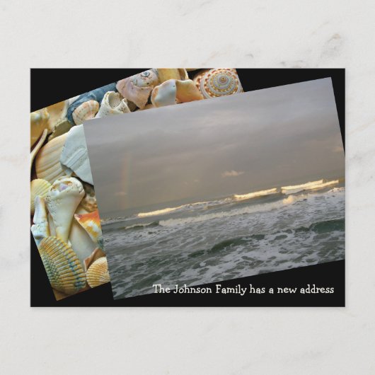 Vluchten naar Coast New Address Briefkaart (Voorkant)