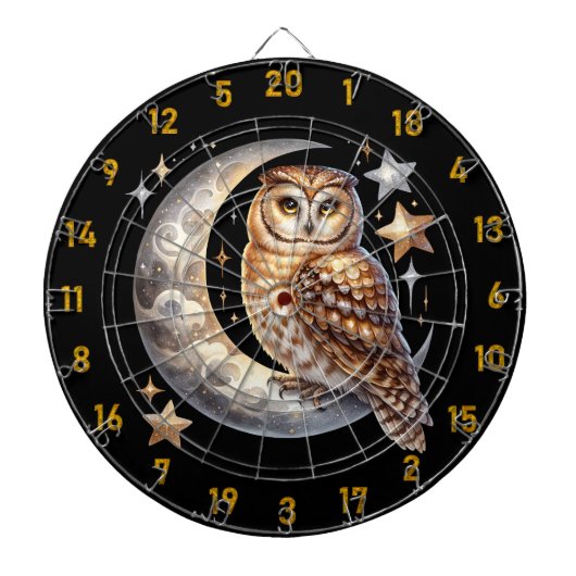 Vluchten naar Fancy Throws Dartbord (Voorkant)