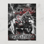 Vluchten naar Florida Reizen Briefkaart (Voorkant)