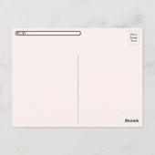 Vluchten naar Florida State Bird Briefkaart (Achterkant)