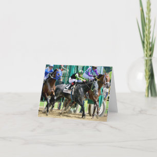 Vluchten naar Gate in Saratoga Bedankkaart