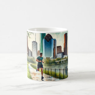 Vluchten naar Houston Texas Koffiemok