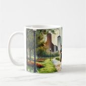 Vluchten naar Houston Texas Koffiemok (Links)