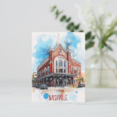 Vluchten naar Nashville USA Briefkaart (Staand voorkant)