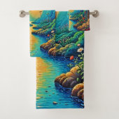 Vluchten naar Natuur Art Design Bad Handdoek (Insitu)