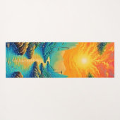 Vluchten naar Natuur Art Design Yogamat (Achterkant (horizontaal))