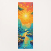 Vluchten naar Natuur Art Design Yogamat (Voorkant)