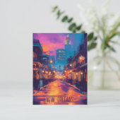 Vluchten naar New Orleans Louisiana Briefkaart (Staand voorkant)