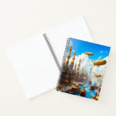 Vluchten naar Steampunk City Notitieboek (Binnen)