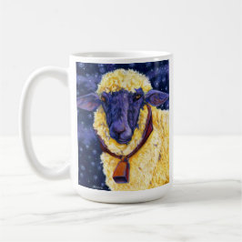 Vluchten op aarde - Sterrennacht-schapenkoffieMok Koffiemok