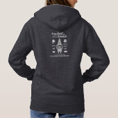 Vluchten over vrouwen "Go Dogs Go" Hoodie (Achterkant)