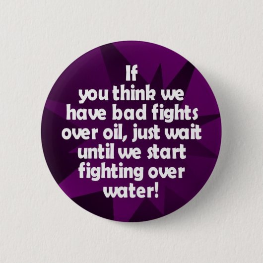 Vluchten over water ronde button 5,7 cm (Voorkant)
