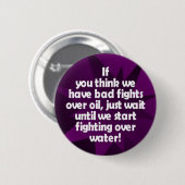Vluchten over water ronde button 5,7 cm (Voorkant /achterkant)