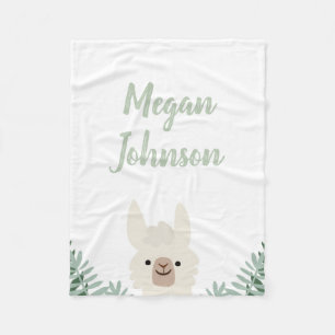 Vluchten van Cute Llama Fleece Deken