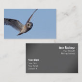 Vluchten van de korteaalboom visitekaartje (Voorkant / Achterkant)