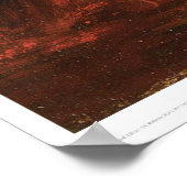 Vluchten van een Prairie Fire (1868A) Poster (Hoek)