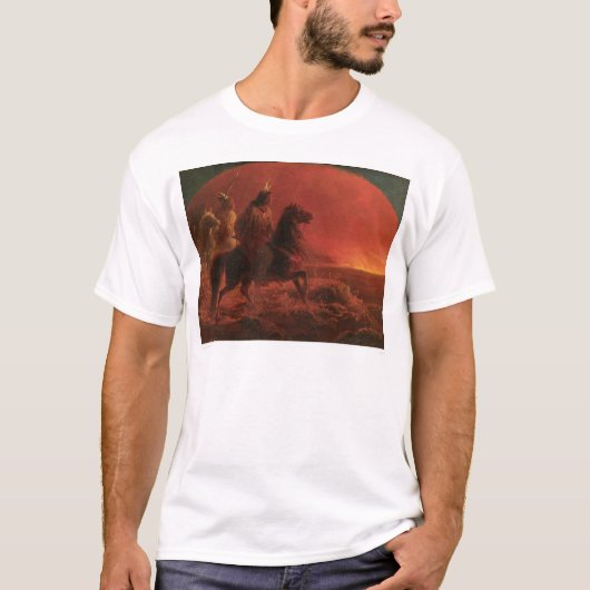 Vluchten van een Prairie Fire (1868A) T-shirt (Voorkant)