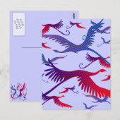 Vluchten van Fancy Briefkaart (Voorkant / Achterkant)