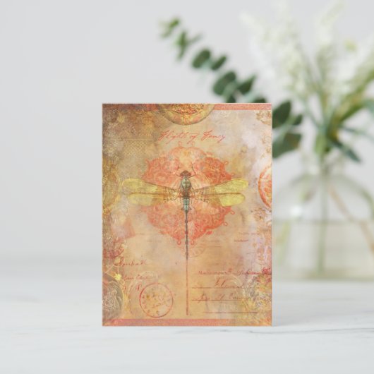 Vluchten van Fancy Briefkaart (Staand voorkant)