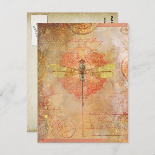 Vluchten van Fancy Briefkaart (Voorkant / Achterkant)