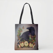 Vluchten van Fantasie Raven Faery Schoudertas Tote Bag (Voorkant)