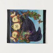 Vluchten van Fantasie Raven Fee Wandkleed (Voorkant (horizontaal))