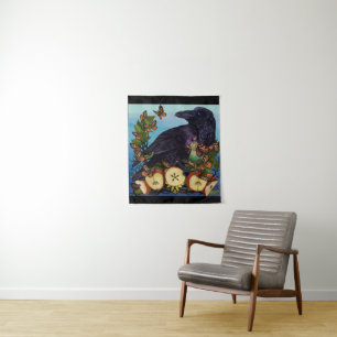 Vluchten van Fantasie Raven Fee Wandkleed