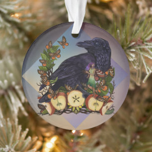 Vluchten van Fantasy Raven Faery Art Ornament