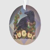 Vluchten van Fantasy Raven Faery Art Ornament (voorkant)