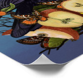 Vluchten van Fantasy Raven Faery Art Poster (Hoek)