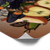 Vluchten van Fantasy Raven Faery Art Poster (Hoek)