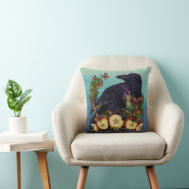Vluchten van Fantasy Raven Faery Kussen