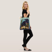Vluchten van Fantasy Raven Faery Tote Bag (Op model)
