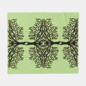 Vluchtenbak - Fragile Branches Fleece Deken (Voorkant (Horizontaal))