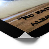 Vluchtige eyed calico, citaat van Abraham Lincon Poster (Hoek)