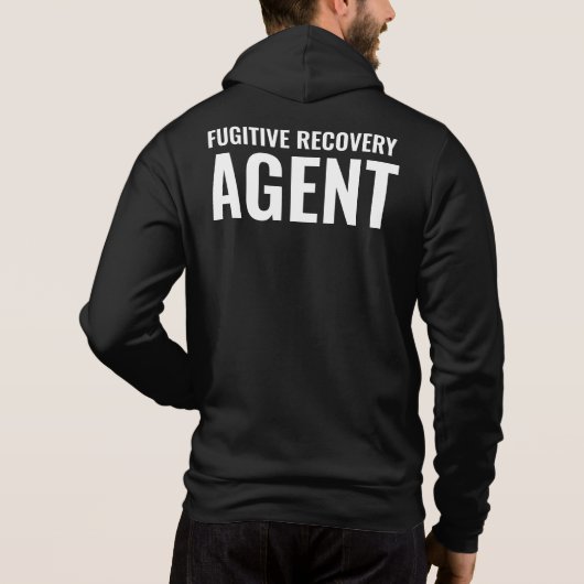 VLUCHTIGE HERSTELAGENT MANNEN HOODIE (Achterkant)