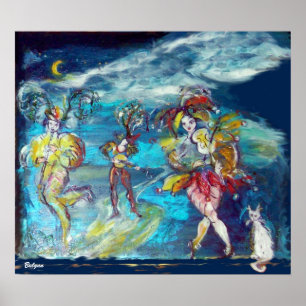 VLUCHTIGE MASKERADE / MUZIEK IN DE NACHT POSTER