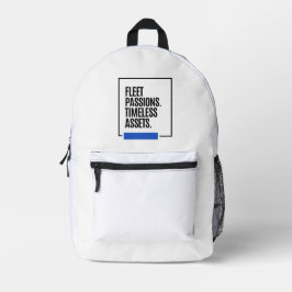 VLUCHTIGE PASSIES. TIMELOZE BEZITTINGEN. - Investo Bedrukte Rugzak