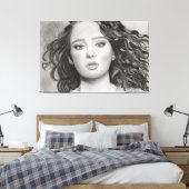 Vluchtige Schoonheid Canvas Afdruk (Insitu (Slaapkamer))