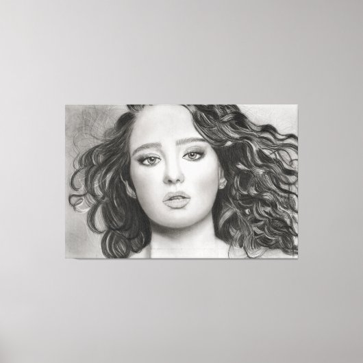 Vluchtige Schoonheid Canvas Afdruk (Voorkant)
