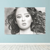 Vluchtige Schoonheid Canvas Afdruk (Insitu (Houten vloer))