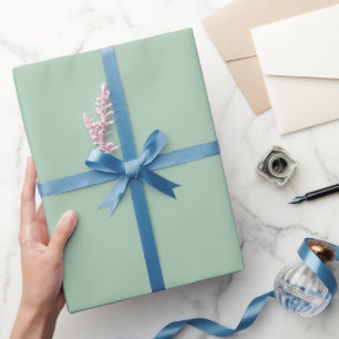 Vluchtige zeegroene kleur tint cadeaupapier