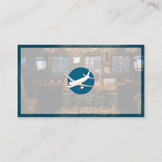 Vluchtinstructeurs Professionele Visitekaartjes (Achterkant)