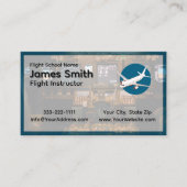 Vluchtinstructeurs Professionele Visitekaartjes (Voorkant)