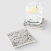 Vluchtkuil van ganzen stenen onderzetter (Zijkant)