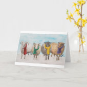 Vluchtnavidadkaart leeg kaart (Gele Bloem)